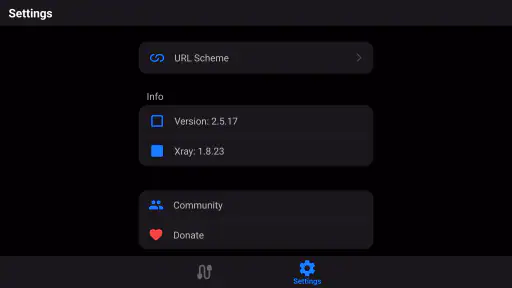 v2RayTun screenshot