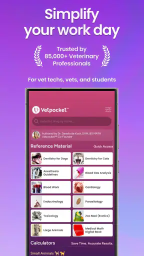 Vetpocket: Vet Drug Calculator screenshot