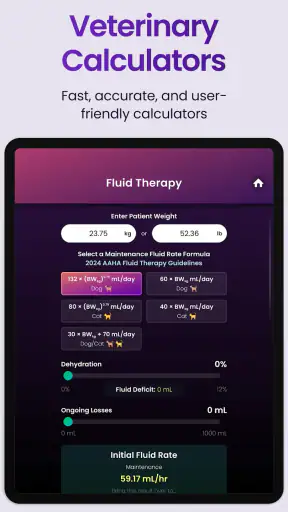 Vetpocket: Vet Drug Calculator screenshot