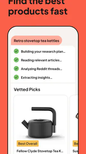 Vetted AI Smart Shopping Agent screenshot