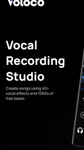 Voloco: Auto Vocal Tune Studio screenshot