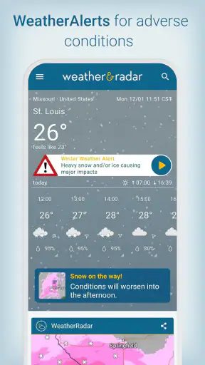 Weather & Radar - Storm radar screenshot