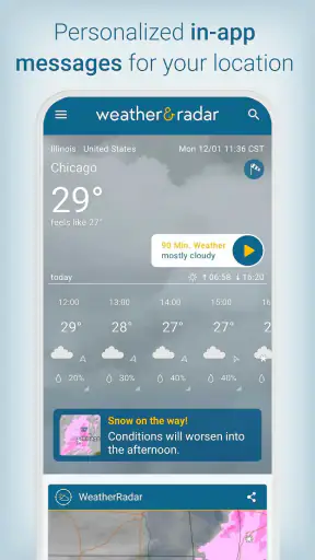 Weather & Radar - Storm radar screenshot