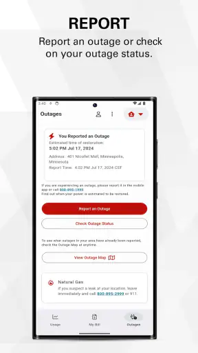 Xcel Energy screenshot
