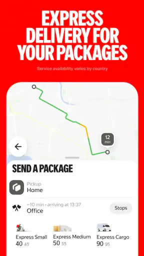 Yango: taxi, food, delivery screenshot