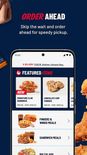 Zaxbys screenshot