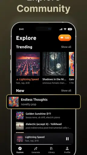 Zona: AI Song & Music Maker screenshot