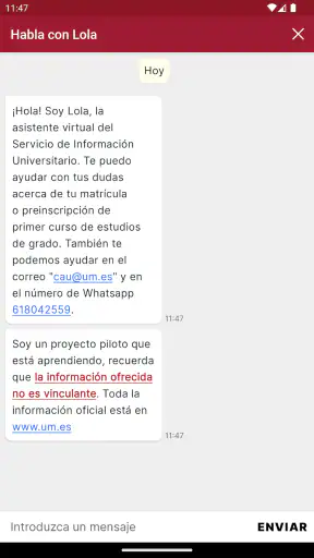 Acceso DURM screenshot