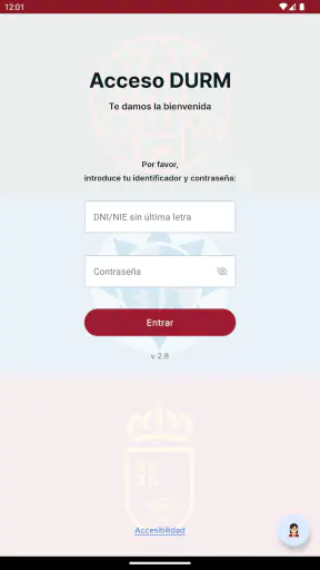 Acceso DURM screenshot
