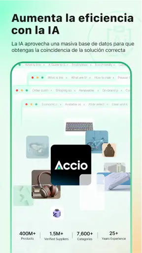 Accio - Agente IA Alibaba.com screenshot