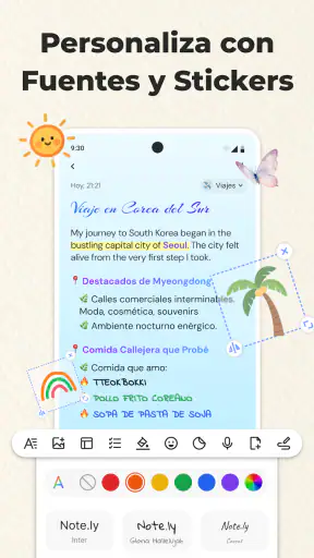 Agenda Digital: Notes, Journal screenshot
