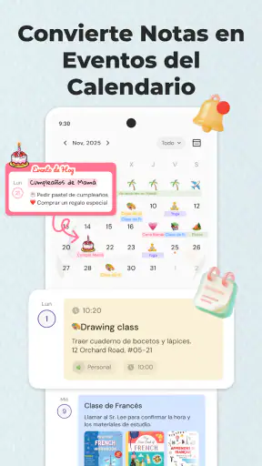 Agenda Digital: Notes, Journal screenshot