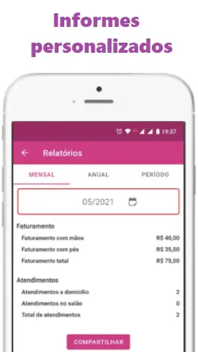 Agenda para citas de uñas screenshot