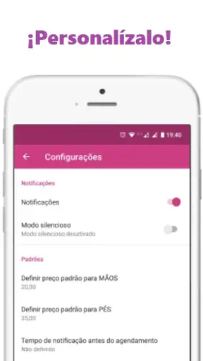 Agenda para citas de uñas screenshot