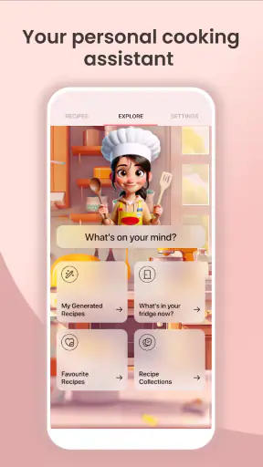 AI Recipe Generator App screenshot