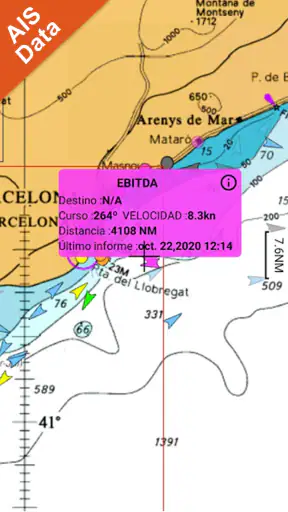 AIS Flytomap GPS carta náutica screenshot