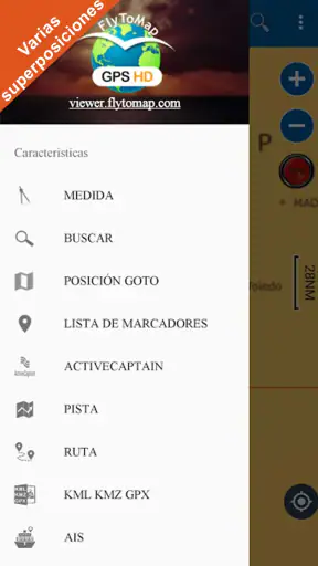 AIS Flytomap GPS carta náutica screenshot