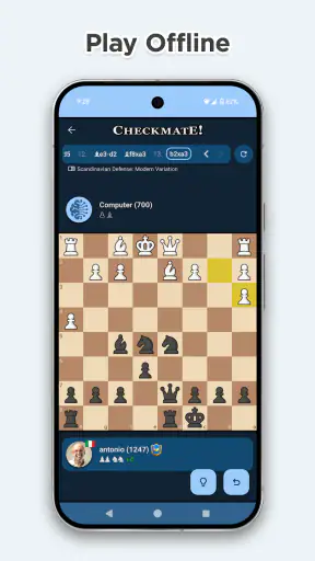 Ajedrez online y offline screenshot