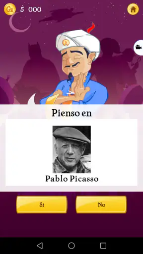 Akinator screenshot