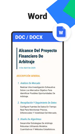 All Documents Reader:PDF/Word screenshot