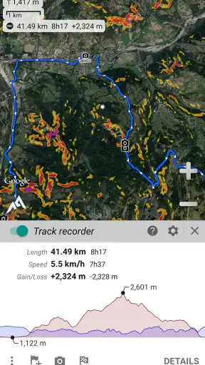 AlpineQuest Off-Road Explorer screenshot