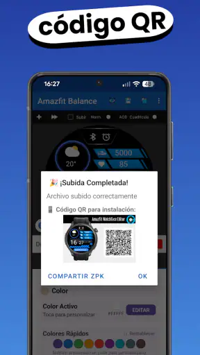 Amazfit Watchface Editor screenshot