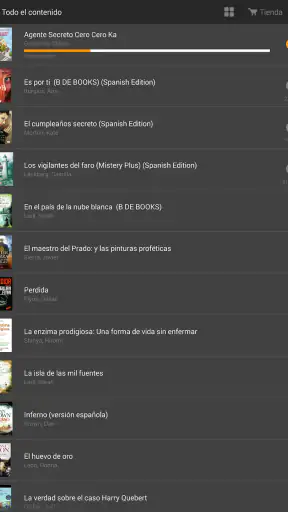 Amazon Kindle screenshot