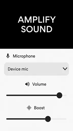 Amplificador de micrófono screenshot