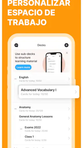 Noji: Flashcads de estudio screenshot