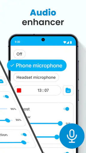 Aplicación de audífonos screenshot