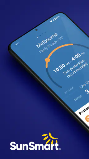 Aplicación SunSmart Global UV screenshot