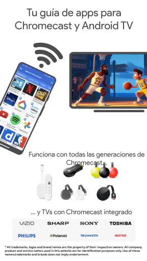 Apps para Chromecast screenshot
