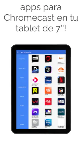 Apps para Chromecast screenshot