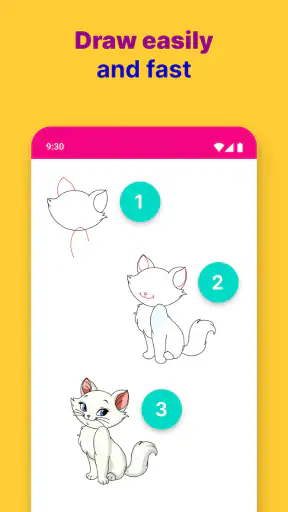 Aprender a dibujar paso a paso screenshot