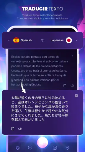 Asistente lingüístico screenshot