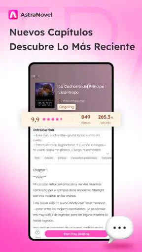 AstraNovel-Historias Infinitas screenshot