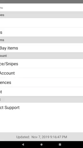 Auction Bid Sniper para eBay screenshot