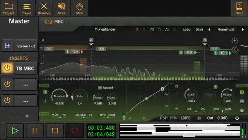 Audio Evolution Mobile Studio screenshot