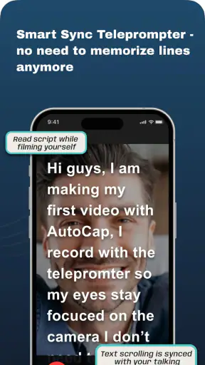 AutoCap Captions Teleprompter screenshot