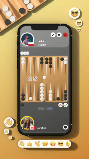 Backgammon en Línea screenshot