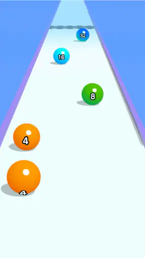 Ball Run 2048: Unir números screenshot