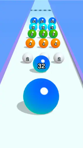 Ball Run 2048: Unir números screenshot