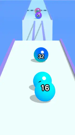 Ball Run 2048: Unir números screenshot