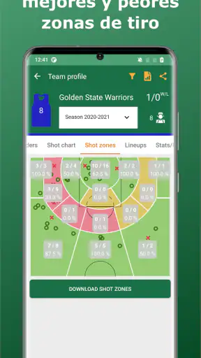 Basketball Stats Assistant screenshot