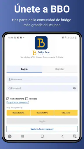BBO - Bridge Base Online screenshot