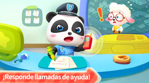 Bebé Panda oficial de policía screenshot