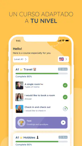 BeeSpeaker Aprende inglés screenshot