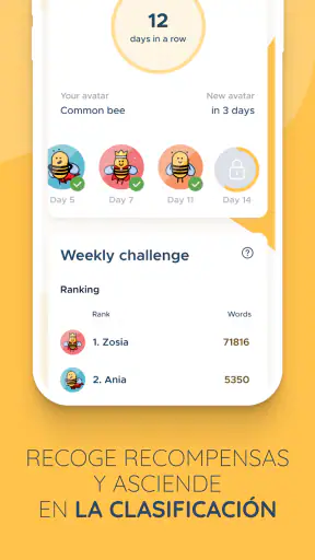 BeeSpeaker Aprende inglés screenshot
