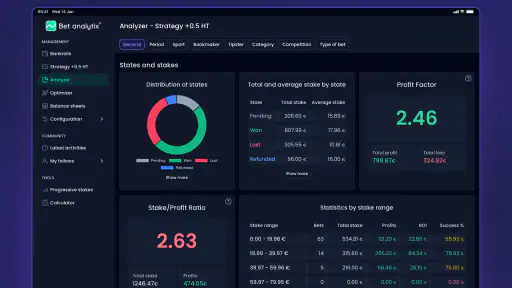 Bet-Analytix: Sigue apuestas screenshot