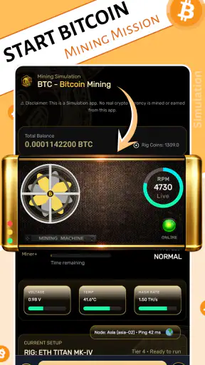 Bitcoin Mining Cloud BTC Miner screenshot